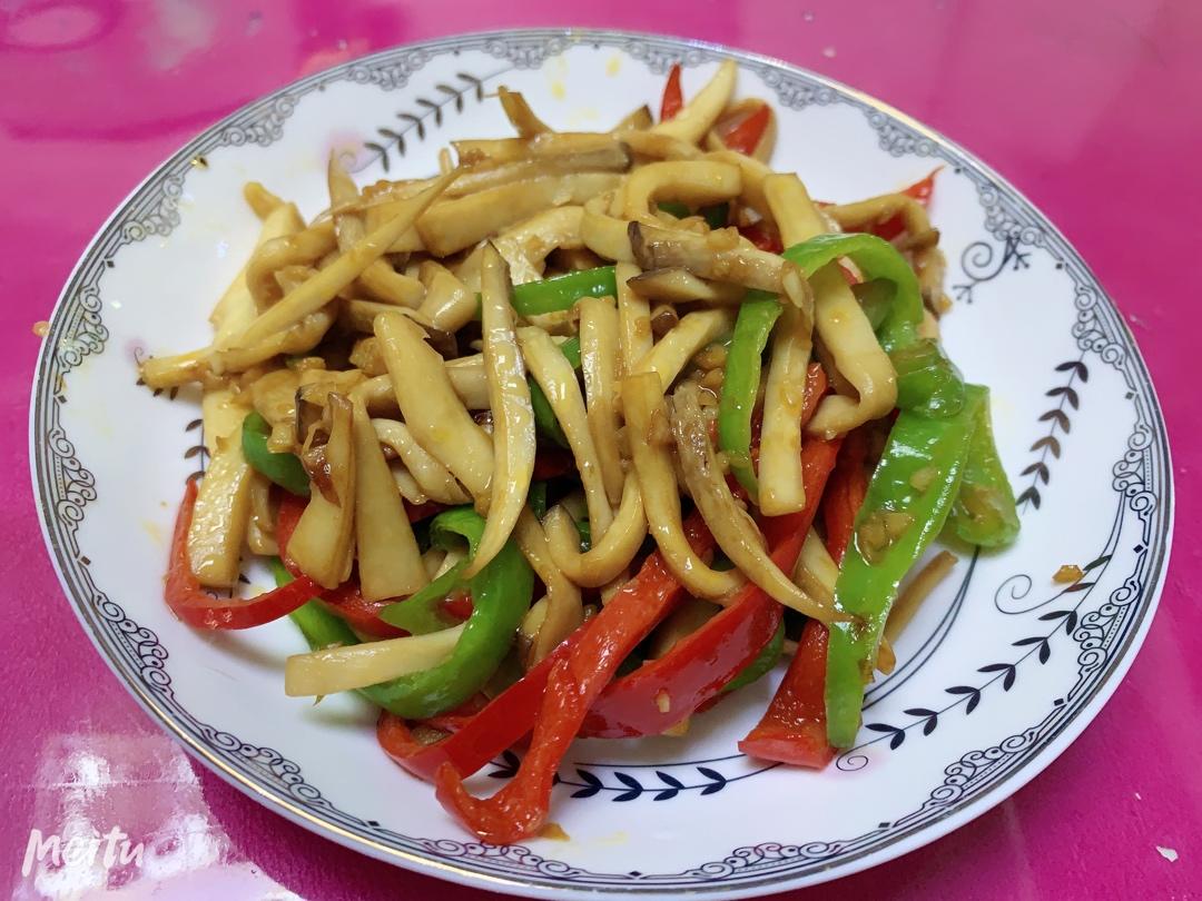 爆炒杏鲍菇