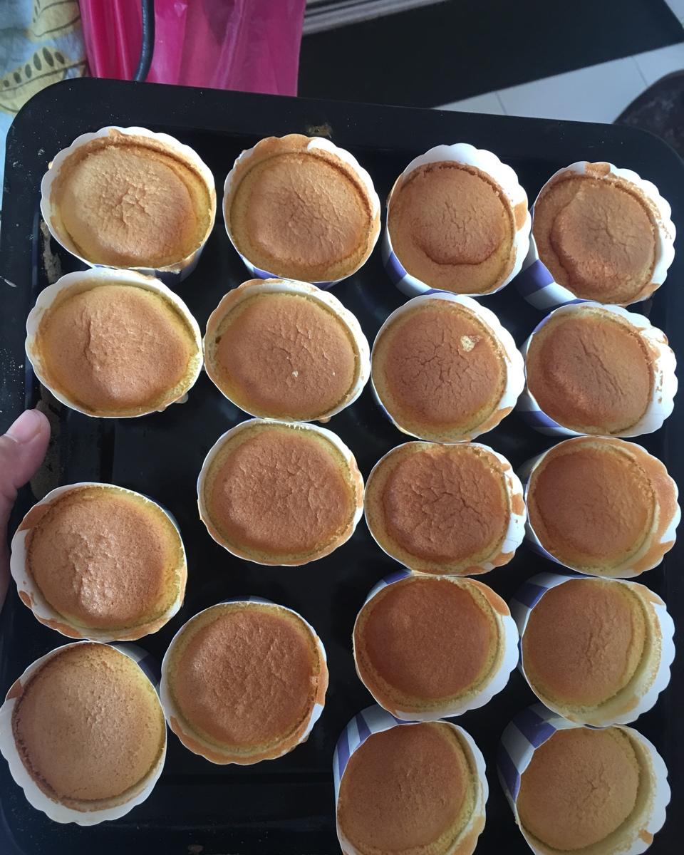纸杯蛋糕 8寸戚风蛋糕的量