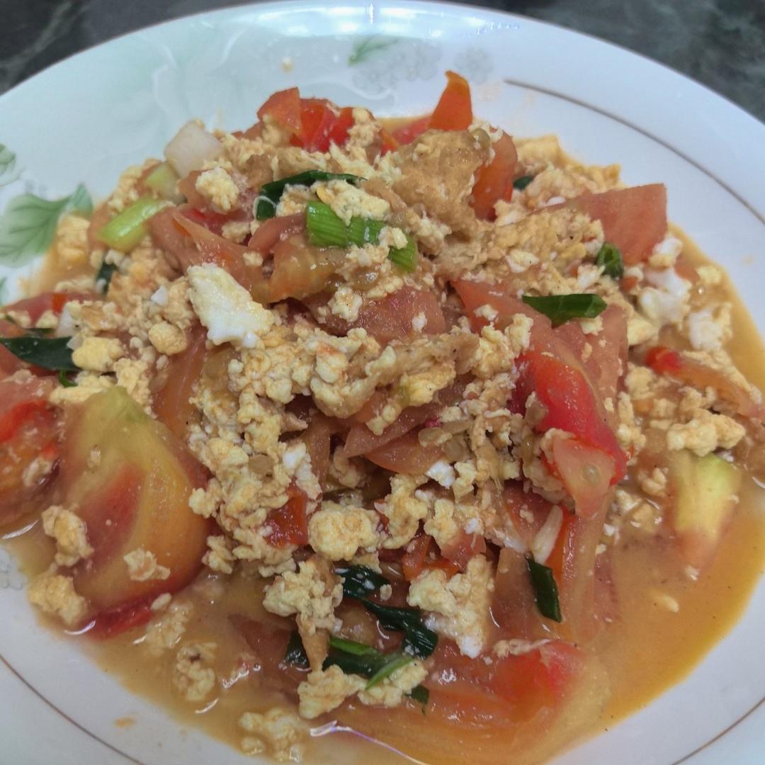 超嫩滑的番茄炒蛋