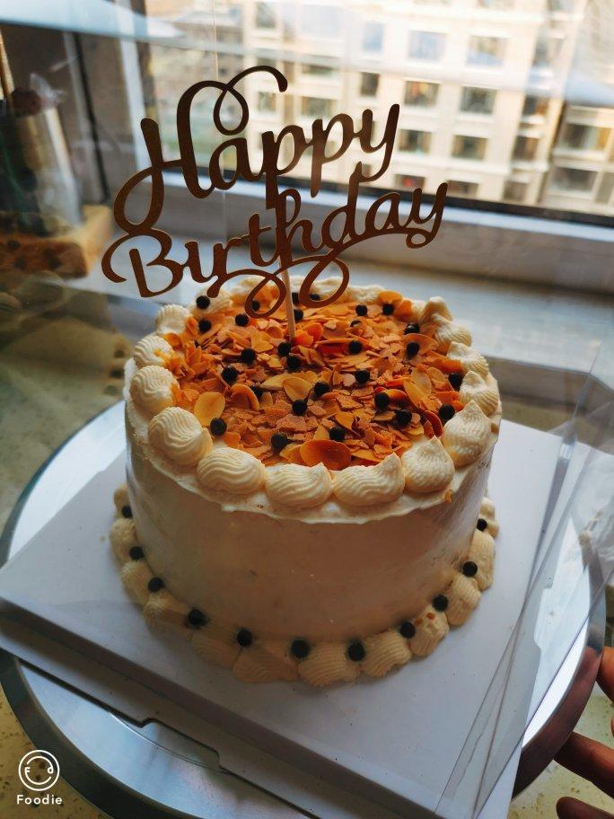 焦糖海盐生日蛋糕