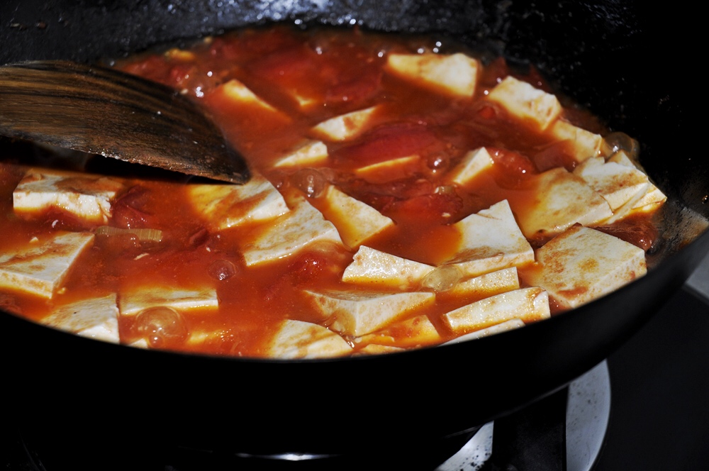 西红柿炖豆腐，特别家常！的做法 步骤8