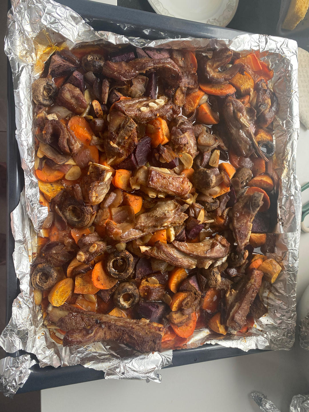 超好吃的烤羊排烤箱版