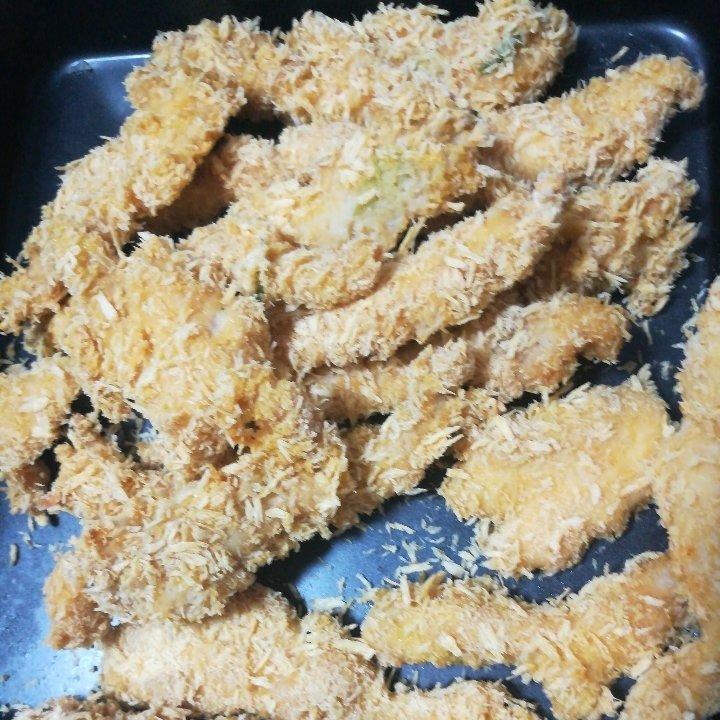 无油烤鸡排（面包糠鸡胸肉）