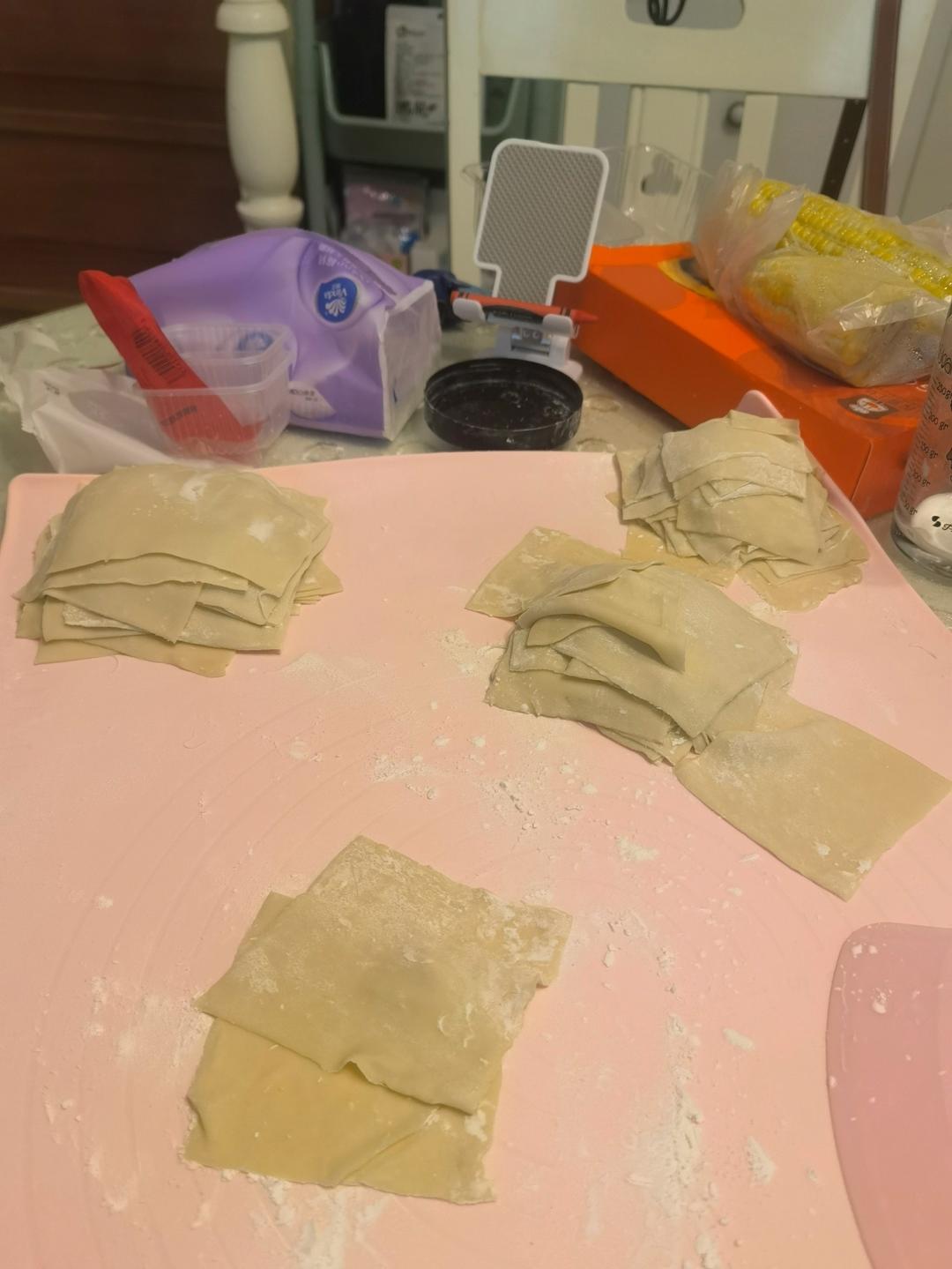 家庭自制手擀馄饨皮、云吞皮『超详细零失败』