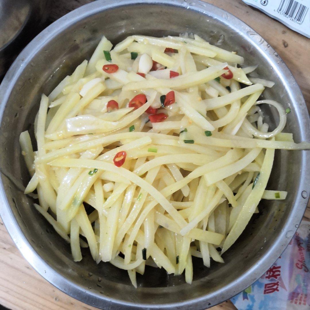 醋溜土豆丝