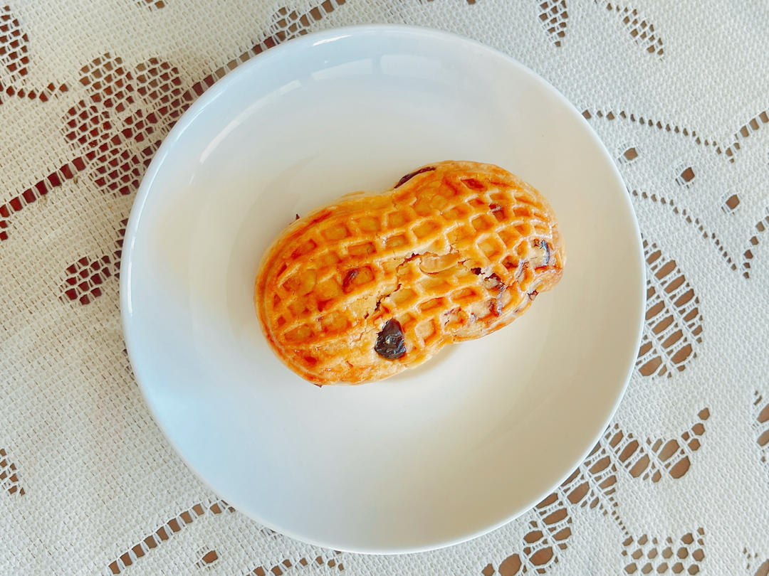 椒盐花生酥皮月饼
