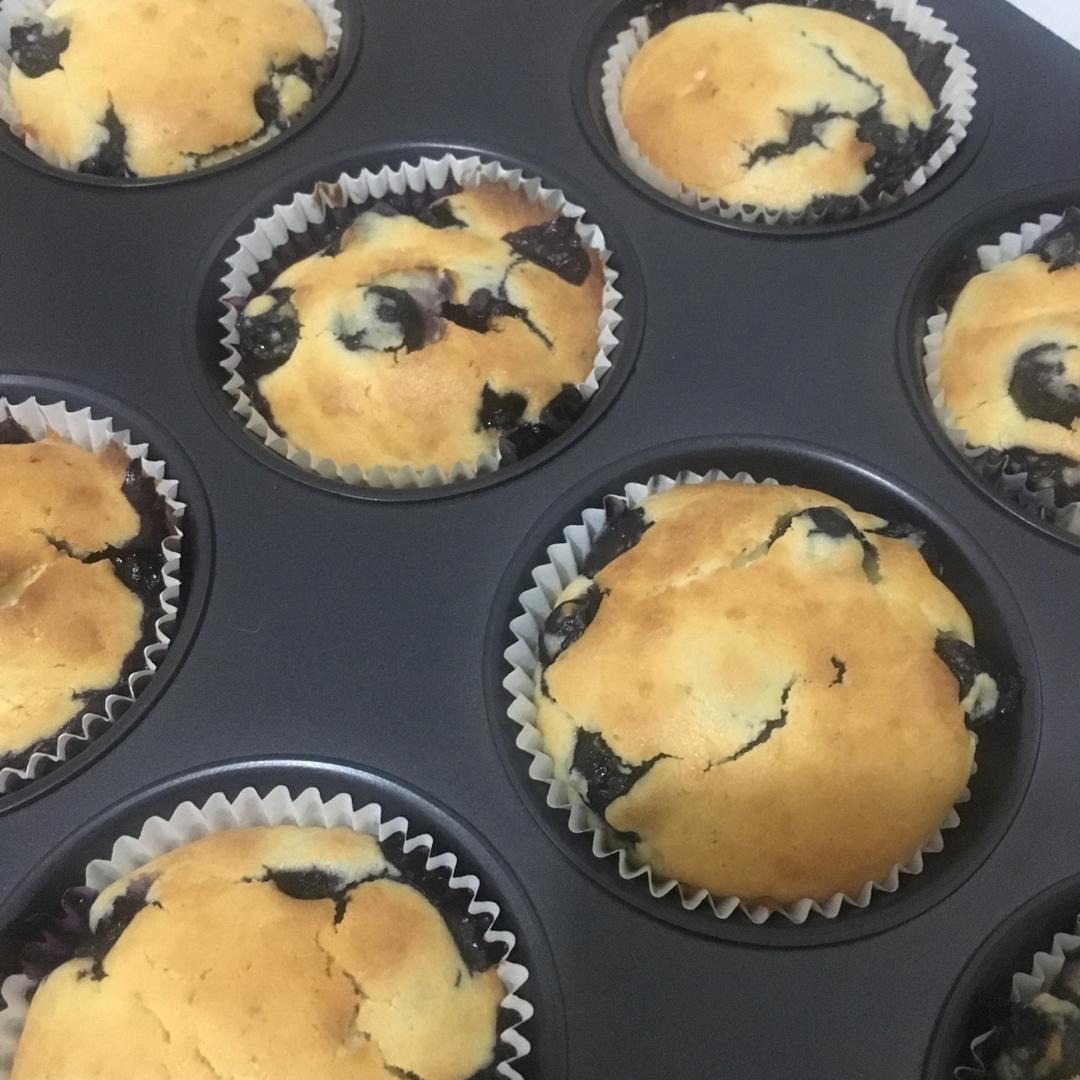 蓝莓玛芬蛋糕 Blueberry Muffin