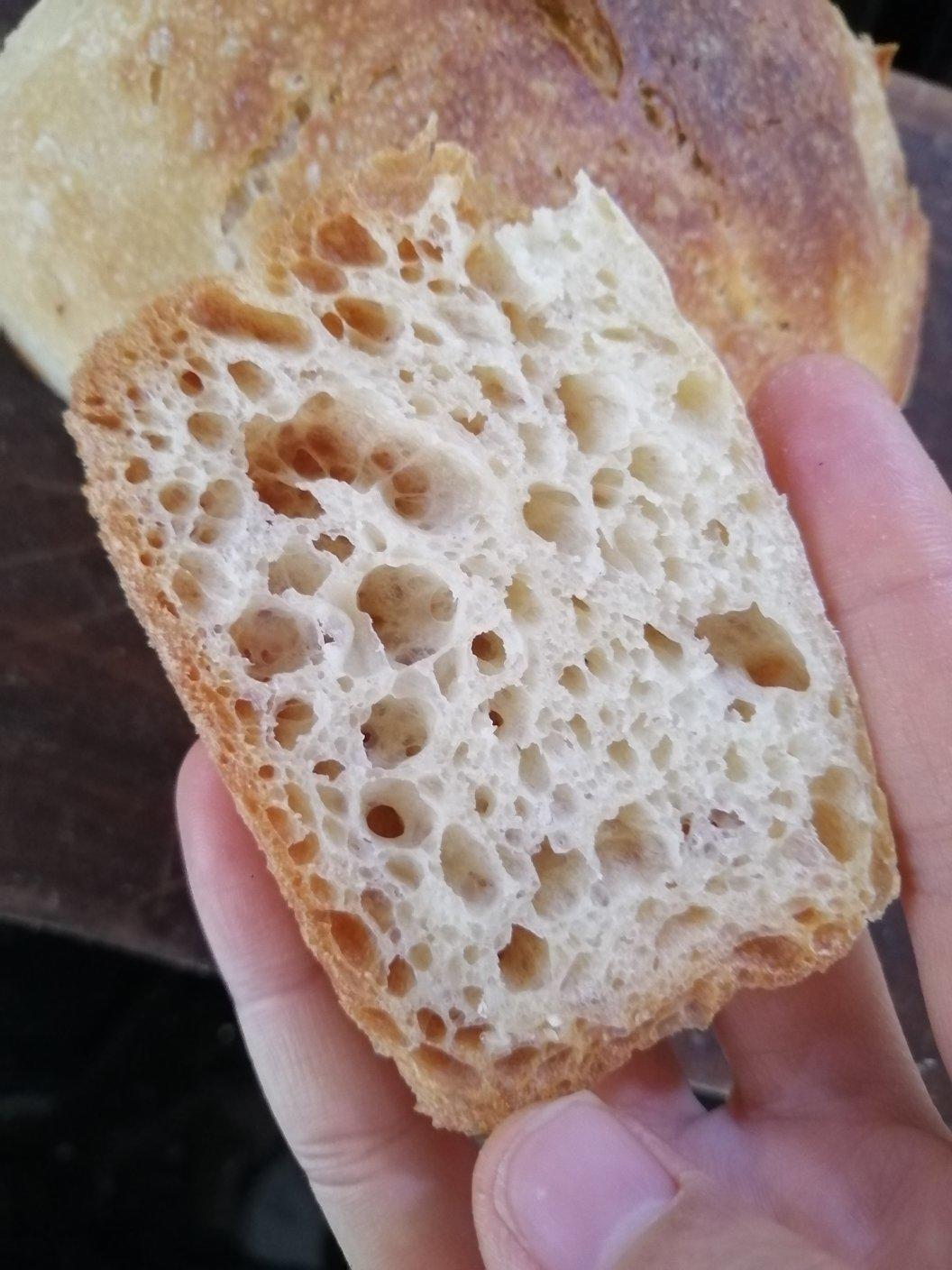 欧包练习，如何做出有气孔的欧包