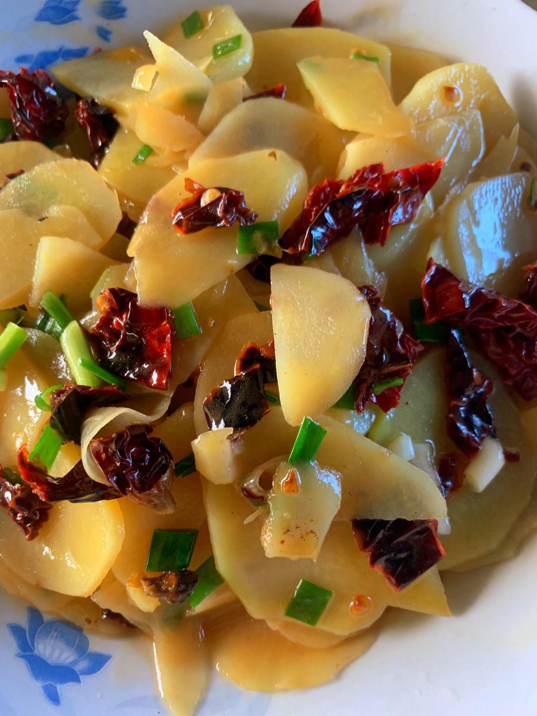 炒土豆片的做法