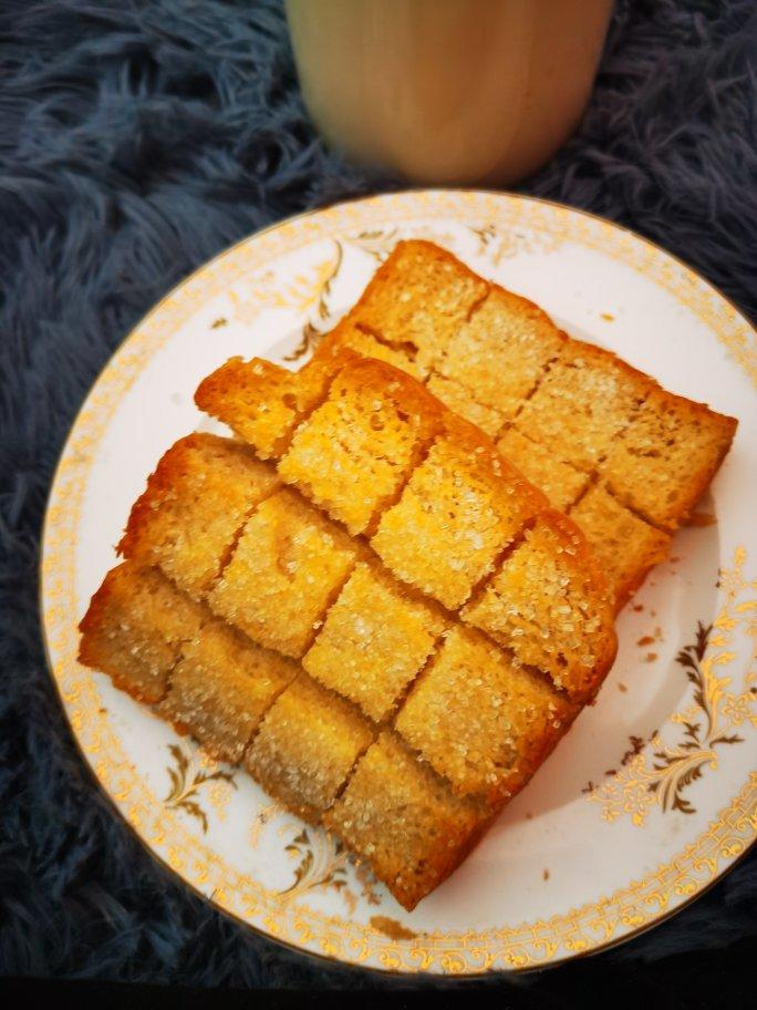 黄油砂糖吐司片