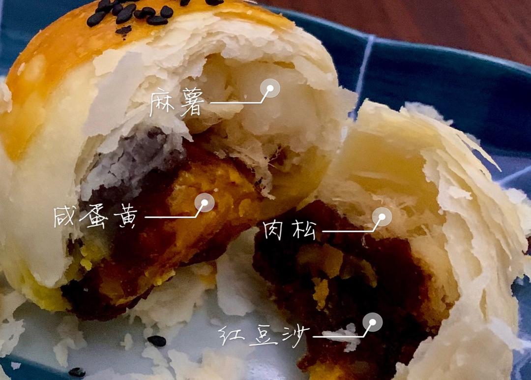免揉免松弛超快手不破酥不混酥的蛋黄酥—新手一看包会
