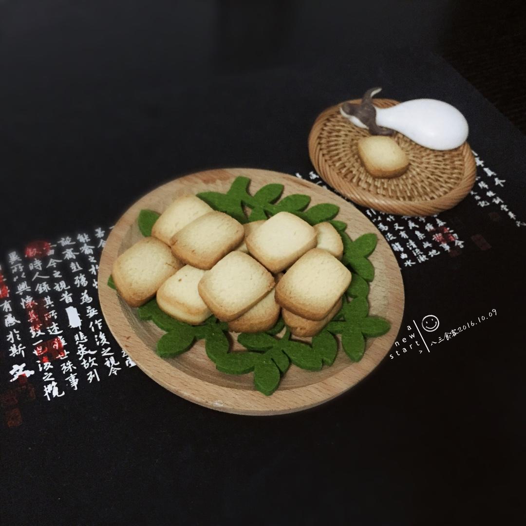 【炼乳脆饼•硬】非常简单的硬饼干