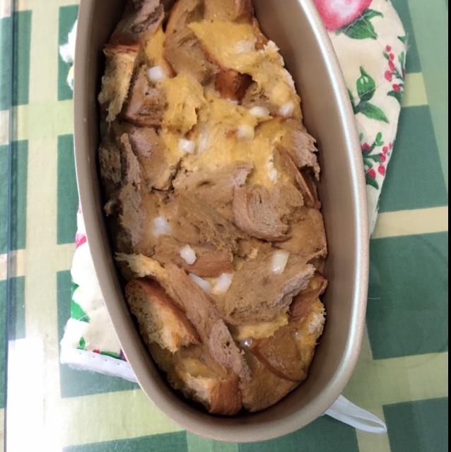 牛奶吐司鸡蛋布丁（失败吐司的归处）