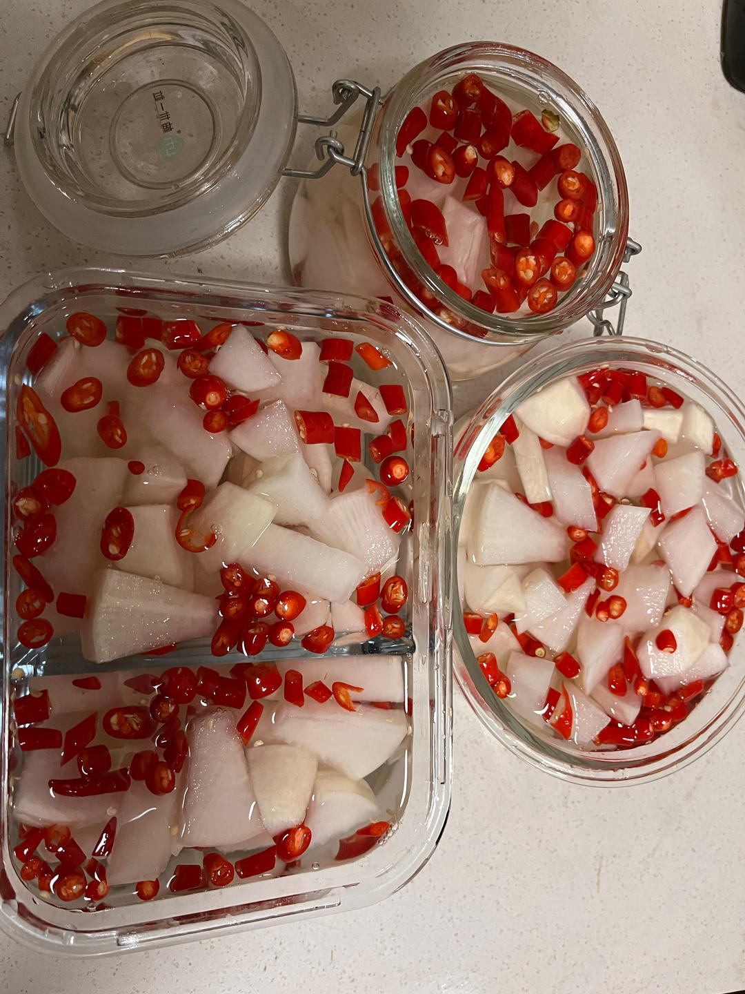 腌萝卜，酸甜爽口