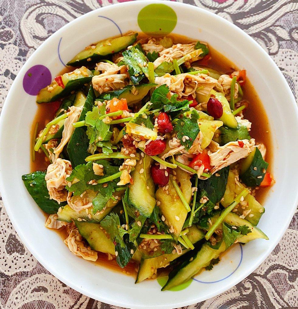 巨好吃的开胃凉拌黄瓜腐竹，零失败