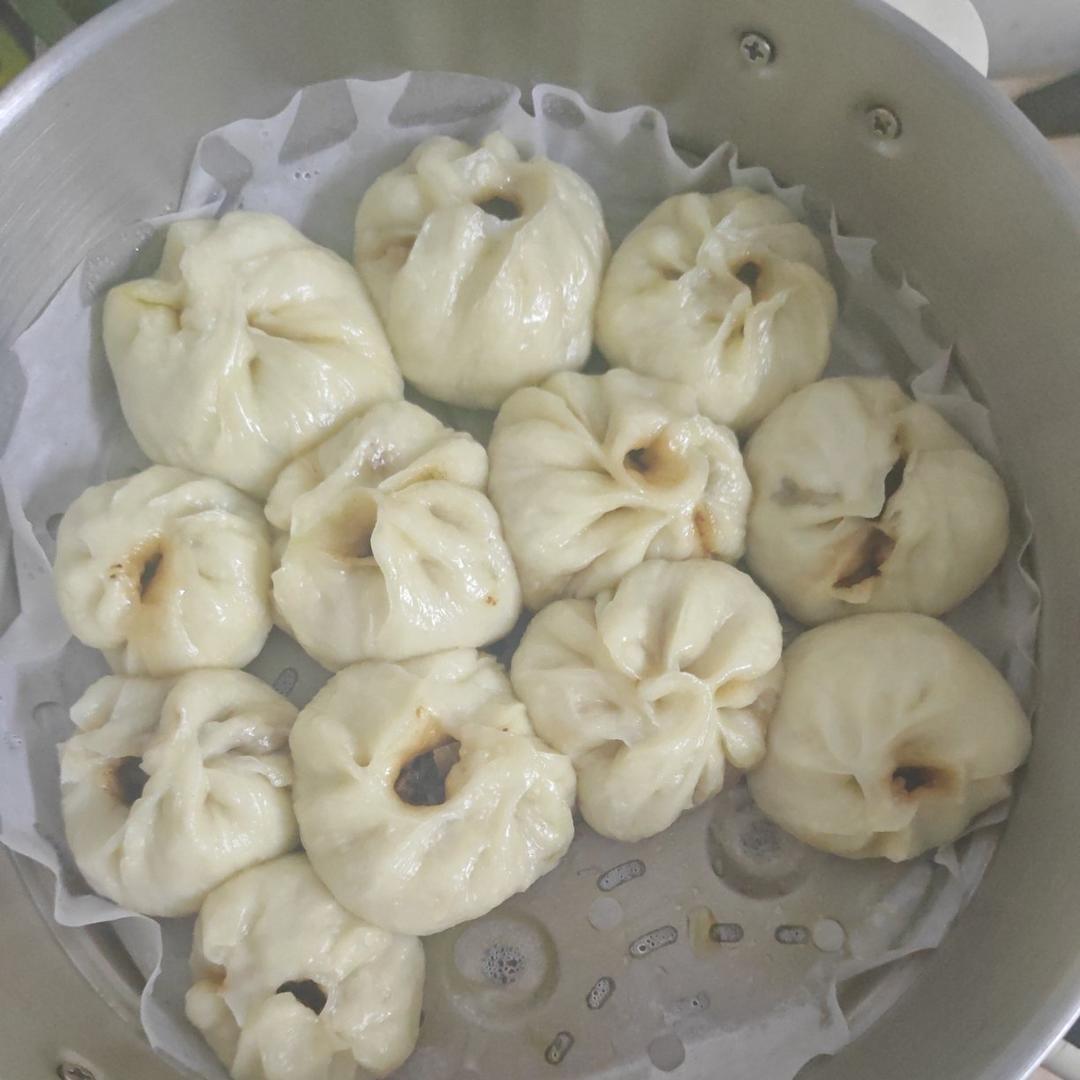 软面透油小笼包成功复刻‼️无需手揉面，香香软软巨好吃，早餐好选择