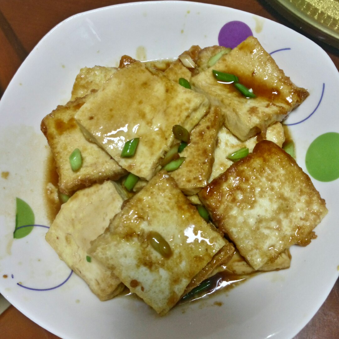 蚝油嫩豆腐