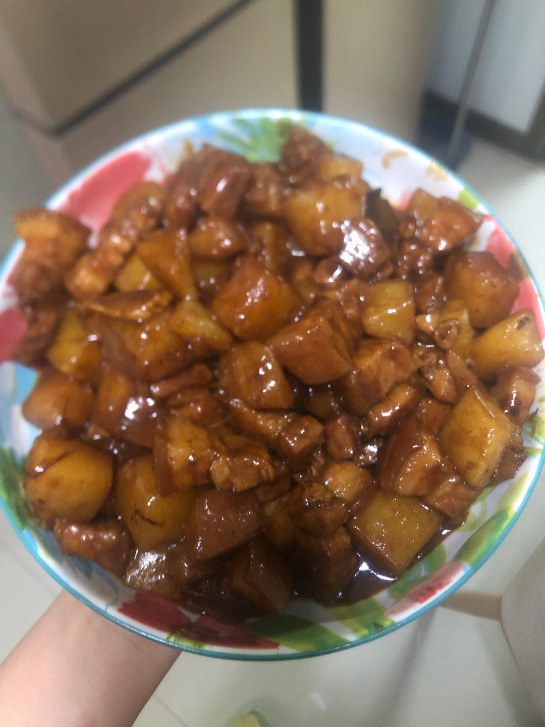 红烧肉炖土豆