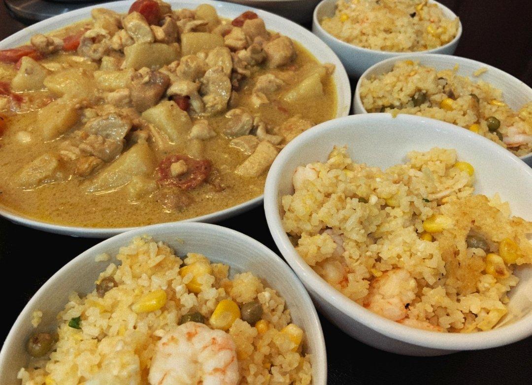 【耳光炒饭 & 烤茄子】