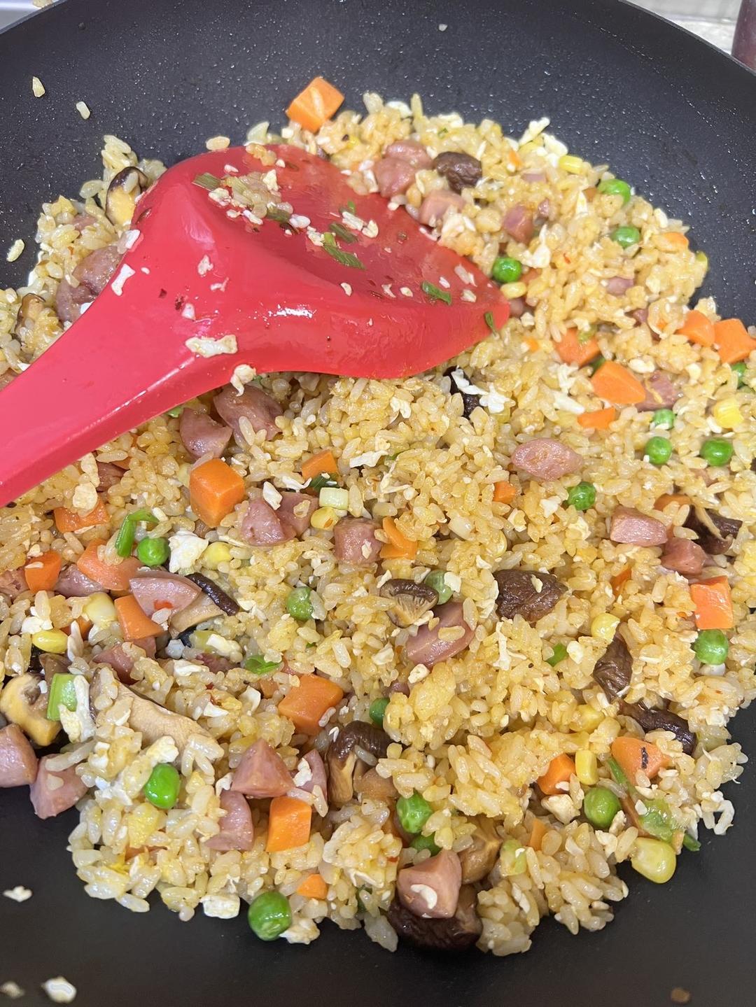 炒米饭蛋炒饭二十分钟快手家常