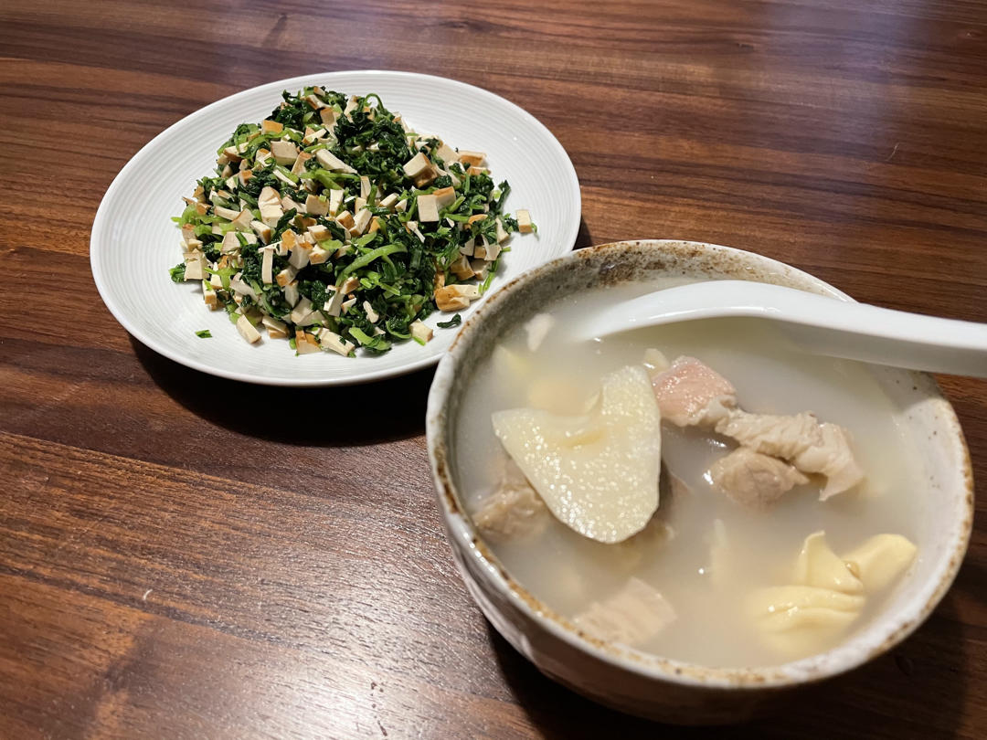 马兰头拌香干