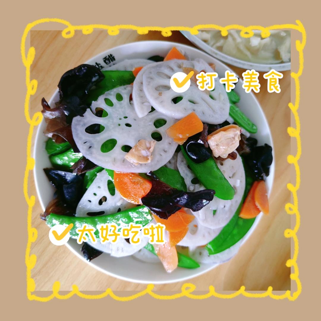 荷塘小炒（清爽又营养）