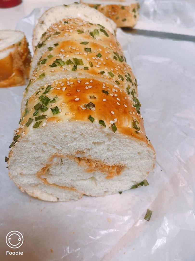 回忆的味道---肉松面包卷