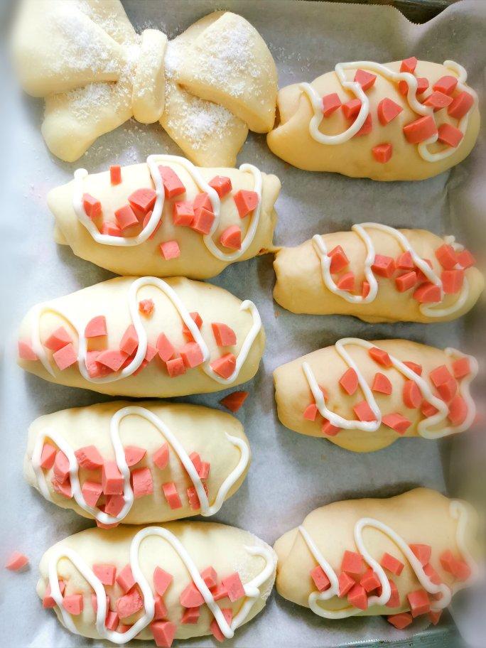 香葱火腿肉松面包