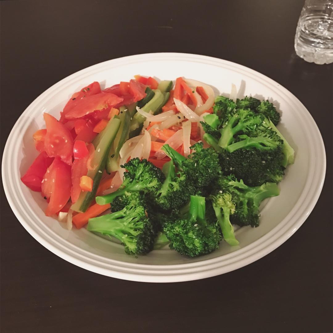 【健身晚餐】清煮蔬菜