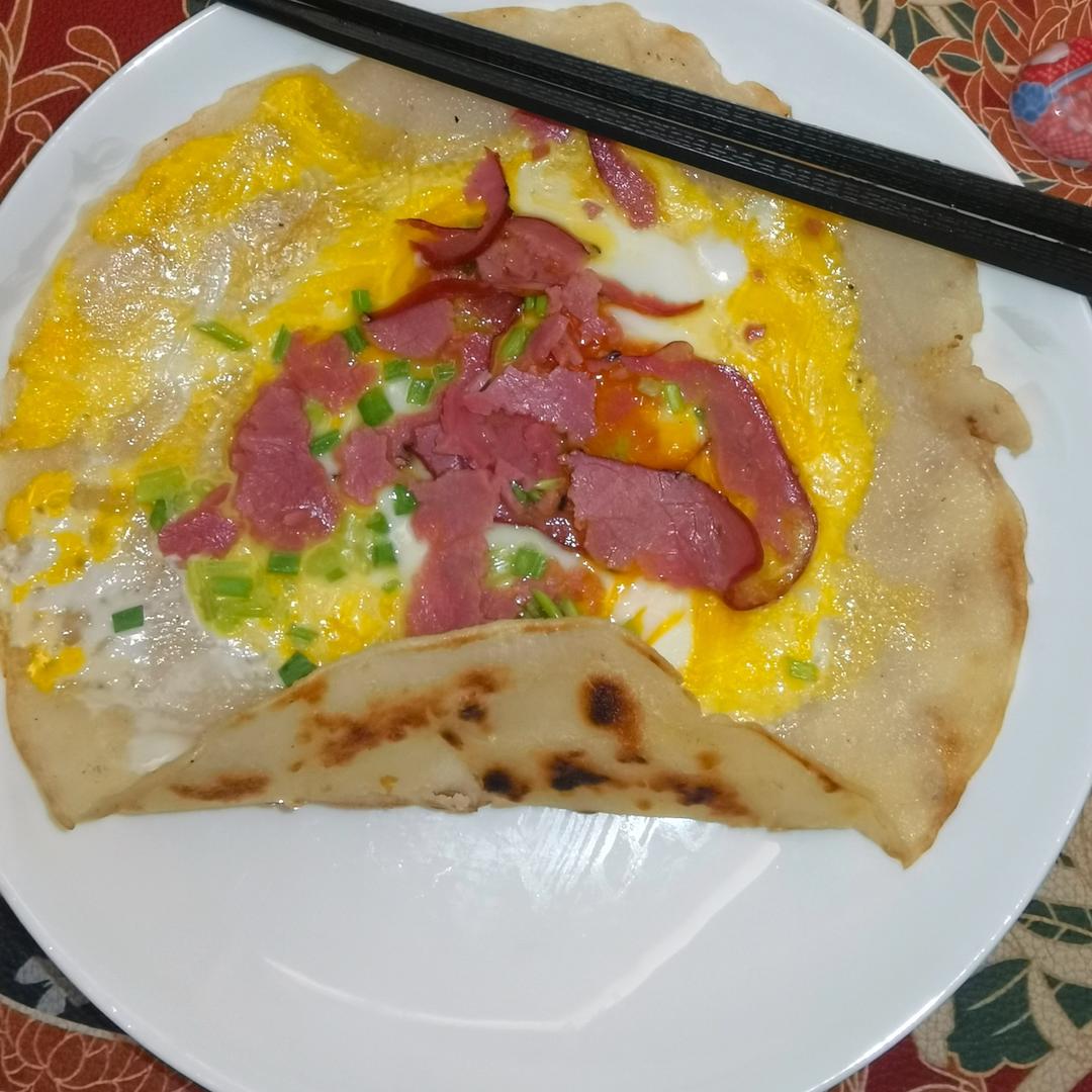 培根鸡蛋饼