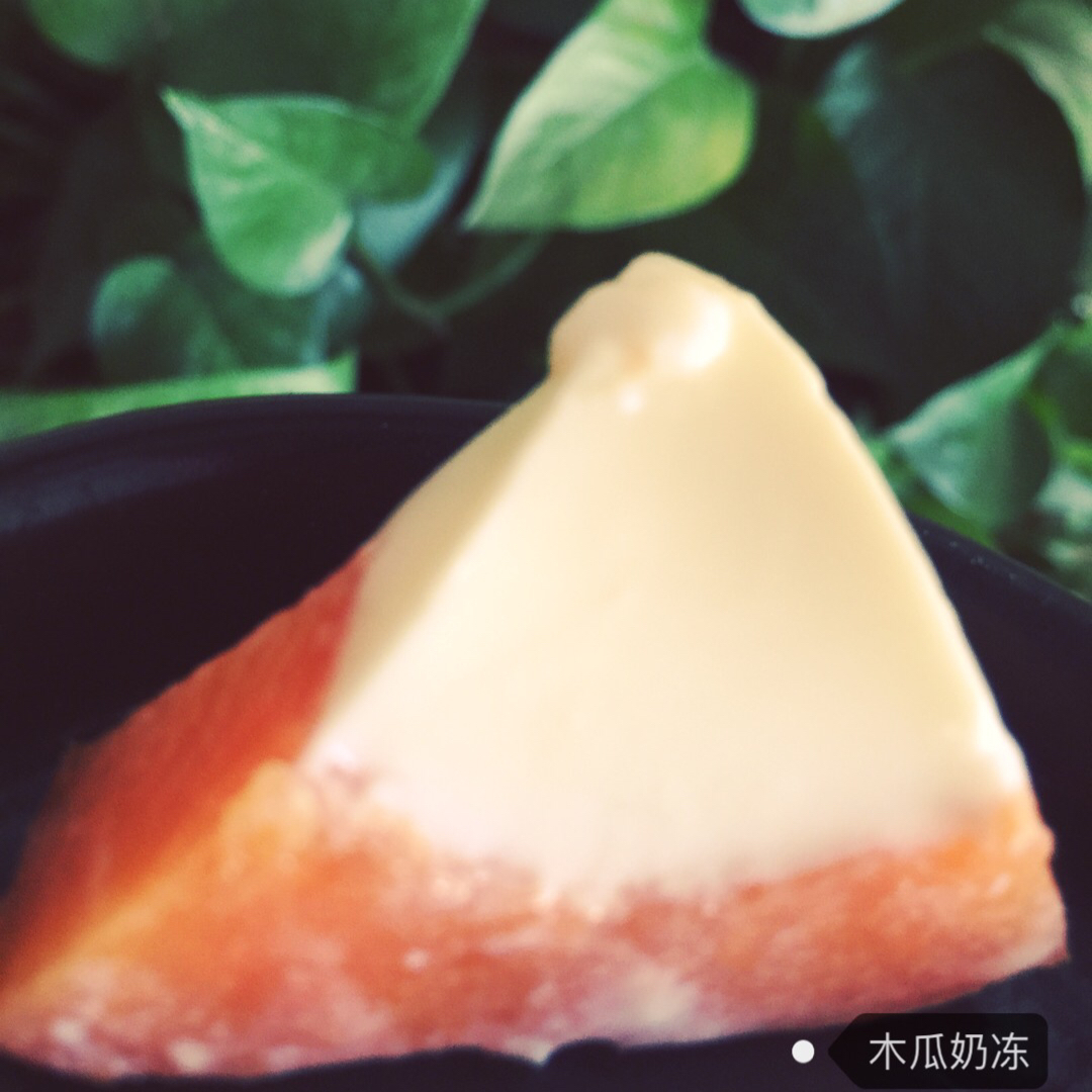 木瓜鲜奶冻
