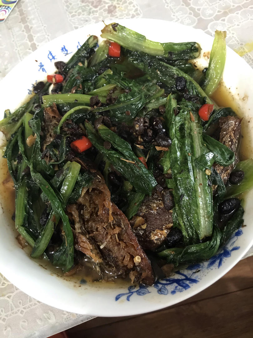 经典粤菜—米饭杀手|豆豉鲮鱼油麦菜
