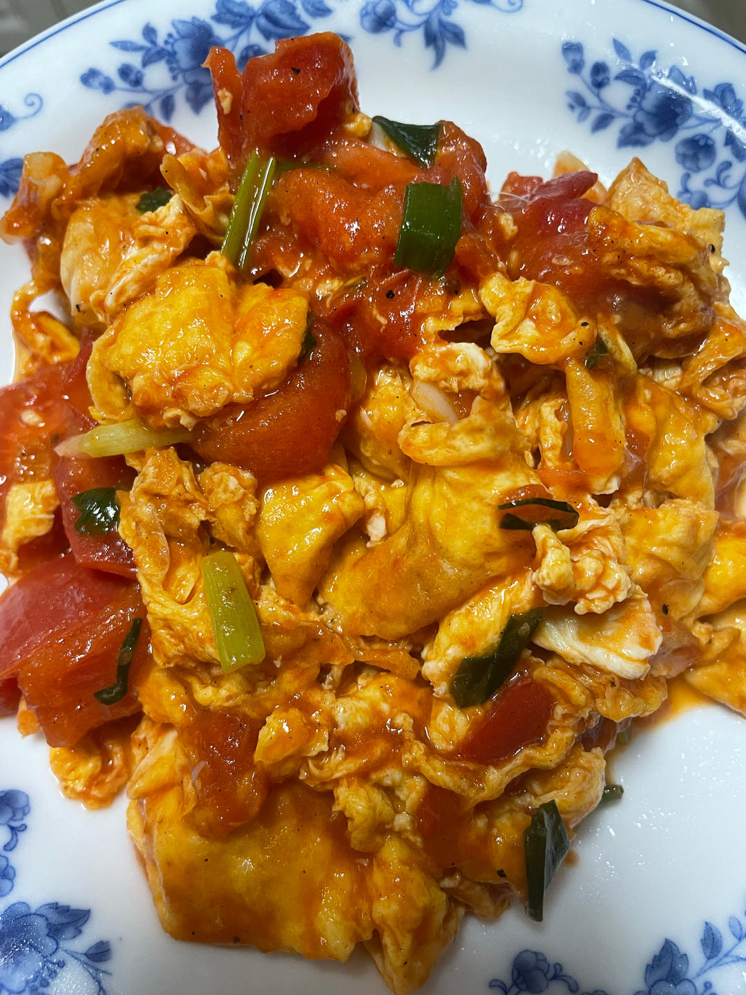 快手番茄炒蛋的做法