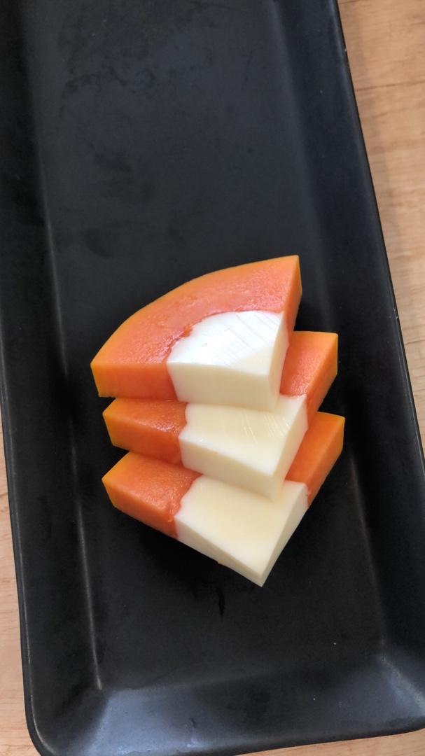 brife_style做的牛奶木瓜冻