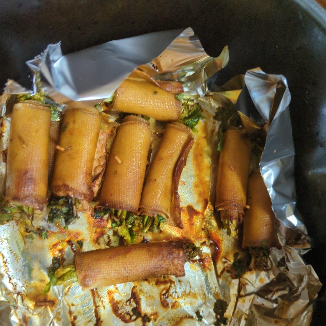 干豆腐香菜卷