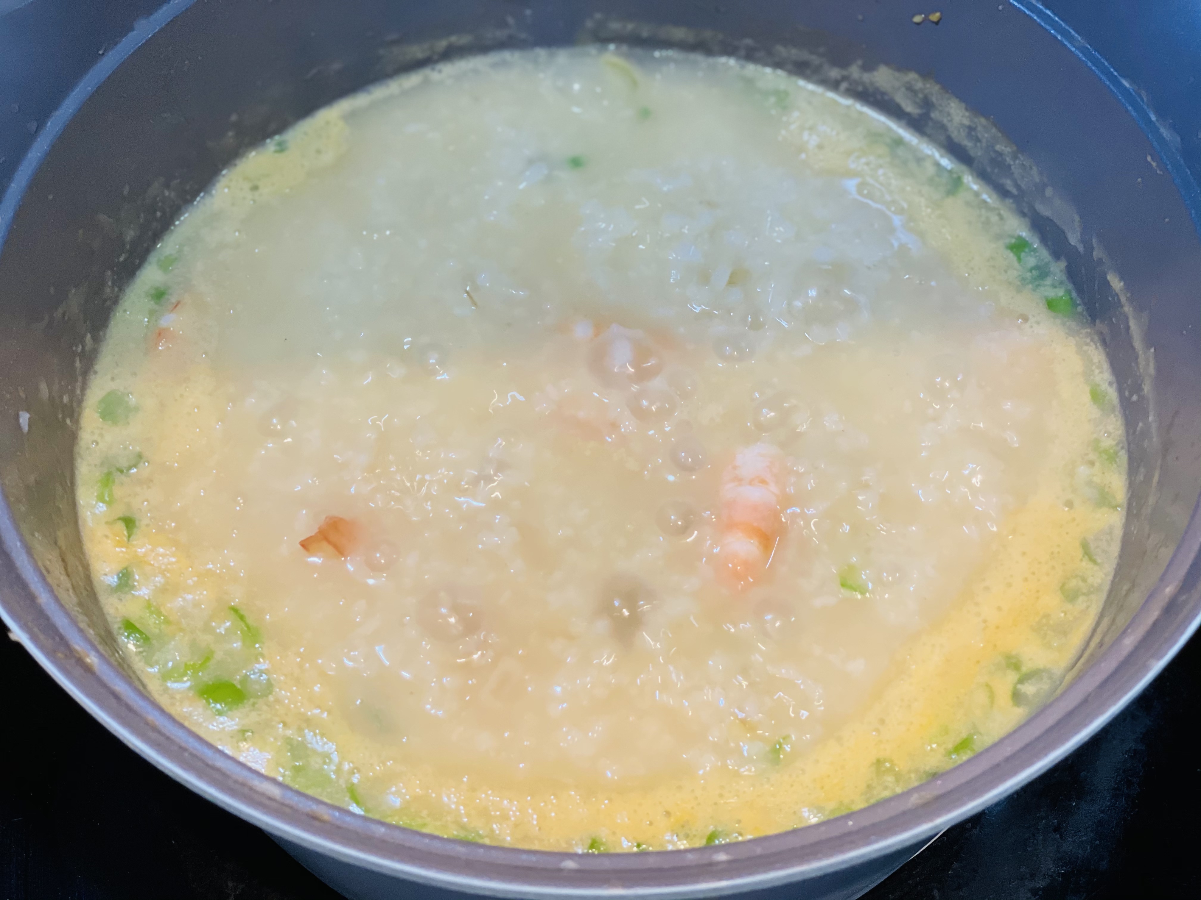 瑶柱鲜虾海鲜粥的做法 步骤10