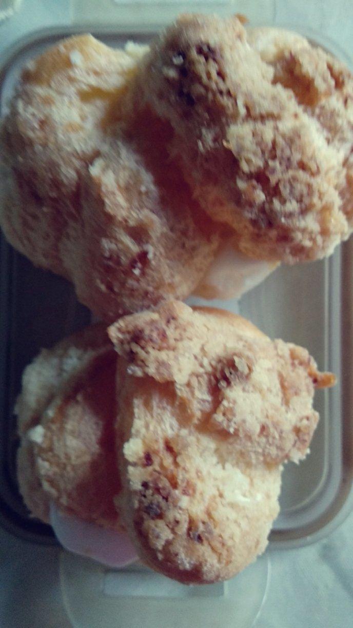 酥皮泡芙（8个小的，普通面粉，植物油）