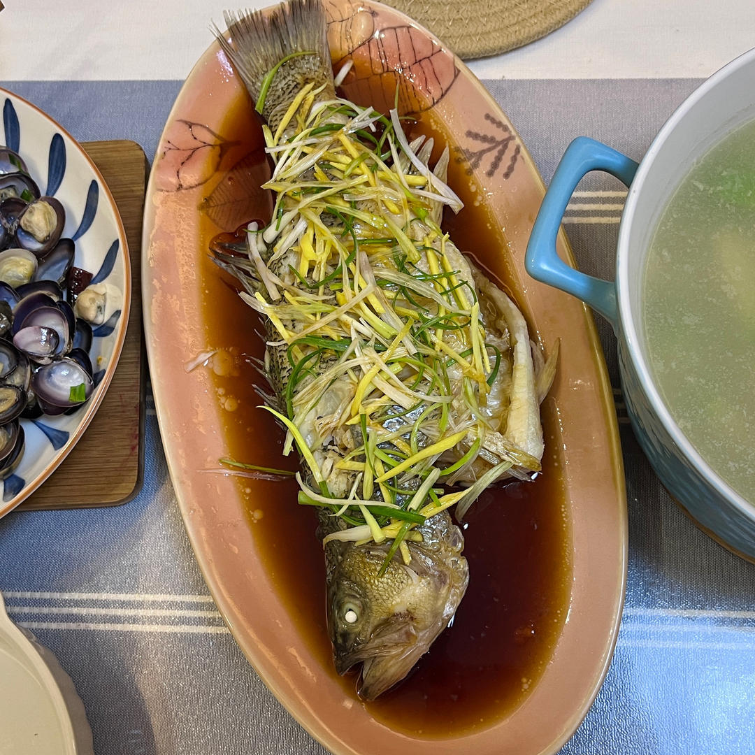 清蒸鱼（桂鱼、鲈鱼、多宝、鳊鱼均适用）