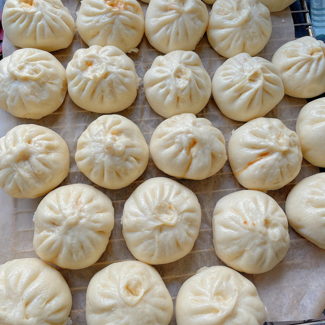 小白也能成功的水光肌牛奶馒头or包子皮（超详细内附小视频）