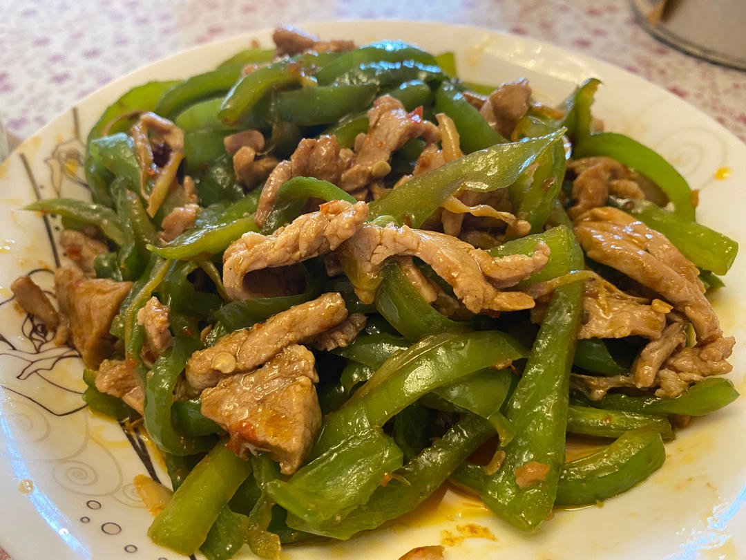 农家青椒肉丝