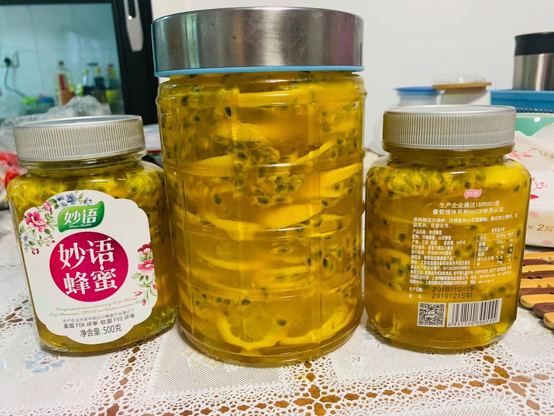 蜂蜜柠檬百香果蜜