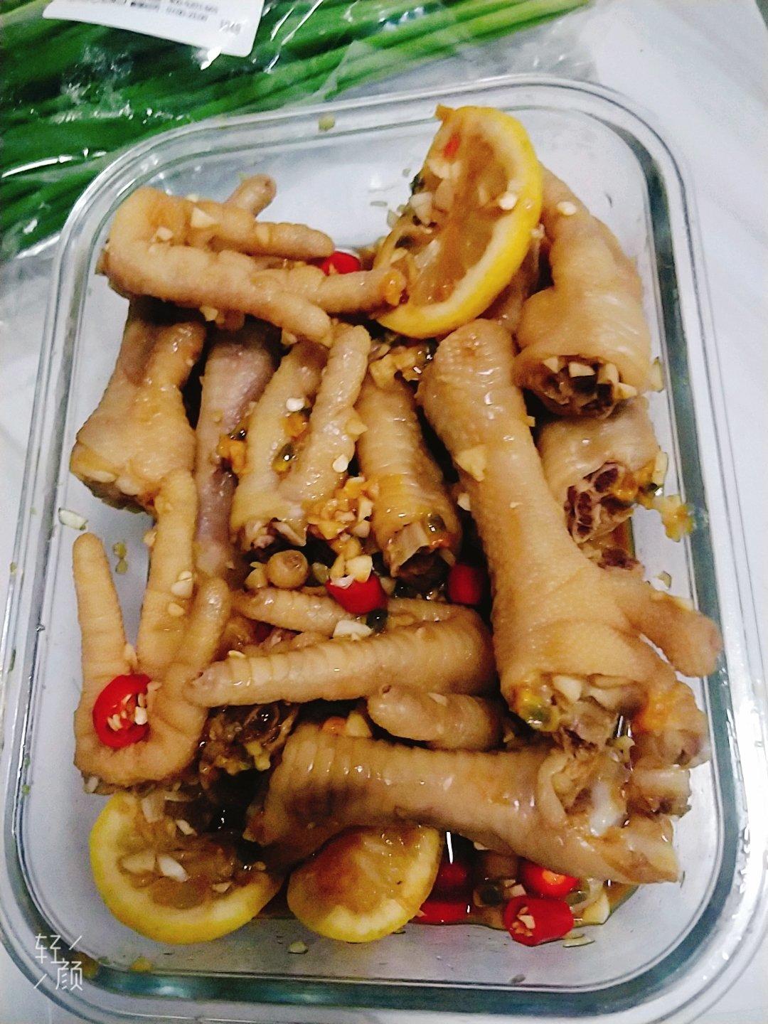 柠檬百香果鸡爪