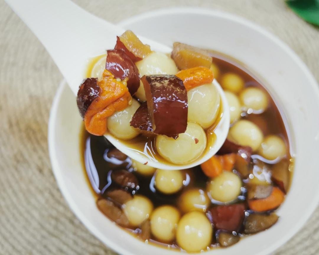 姨妈期必备—红枣糯米丸子