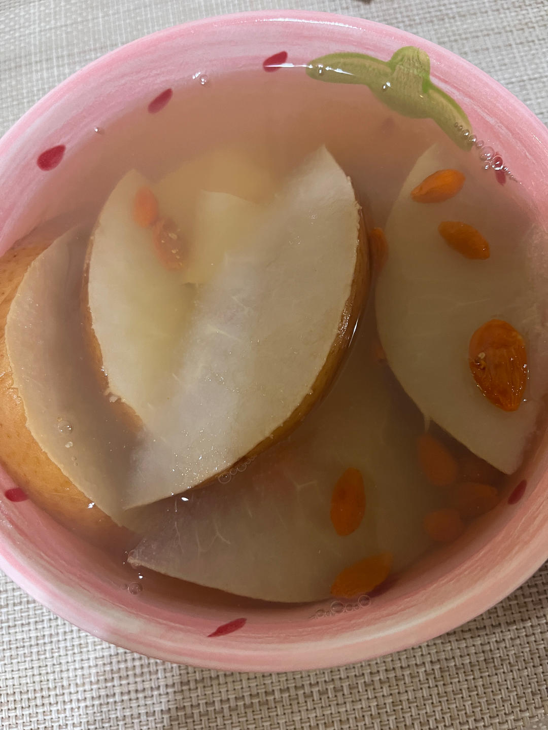 冰糖雪梨（止咳，中医给的）