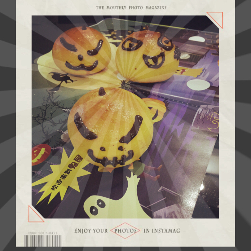 万圣节海盗南瓜灯面包