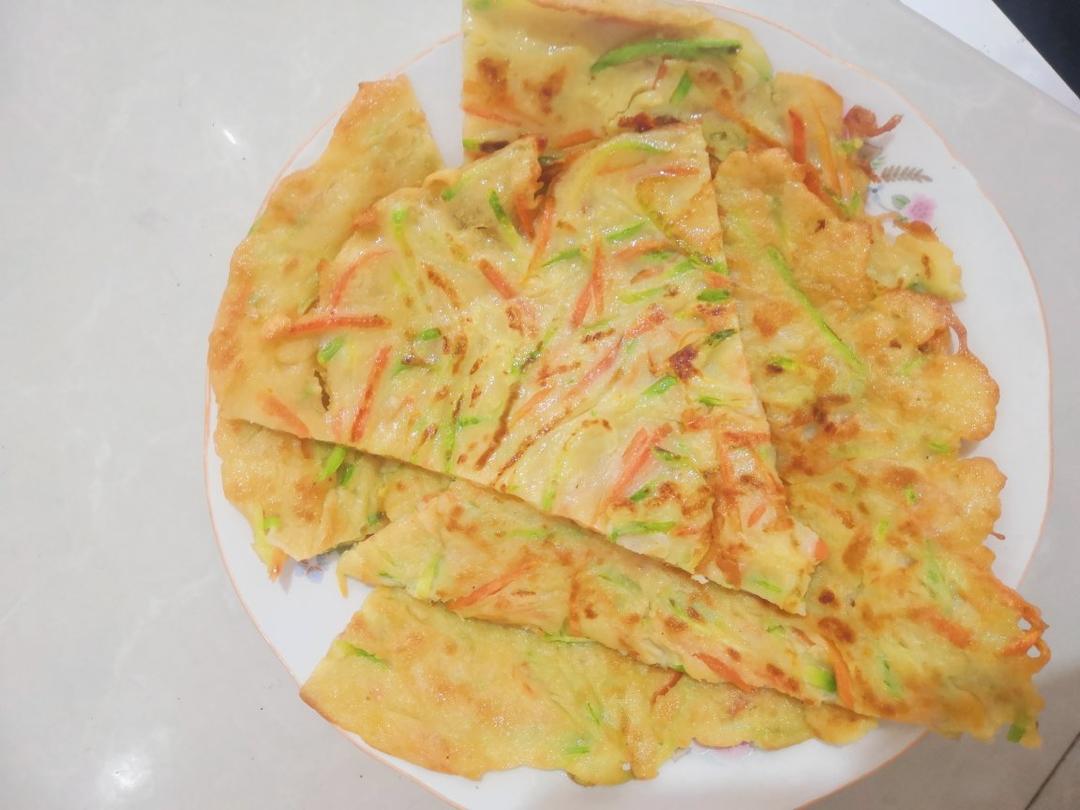 西葫芦（青笋瓜）鸡蛋饼