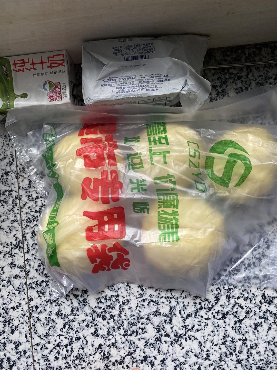 纯奶手撕吐司的做法 步骤1