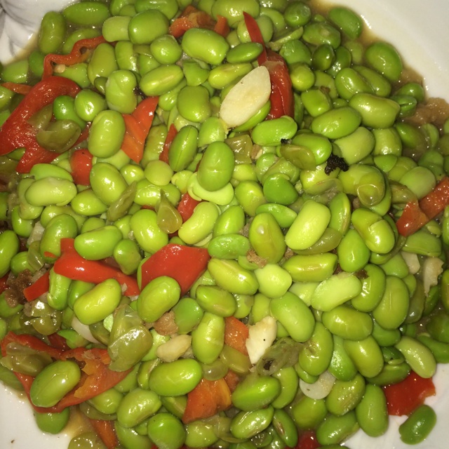 my马小幺做的青椒毛豆米