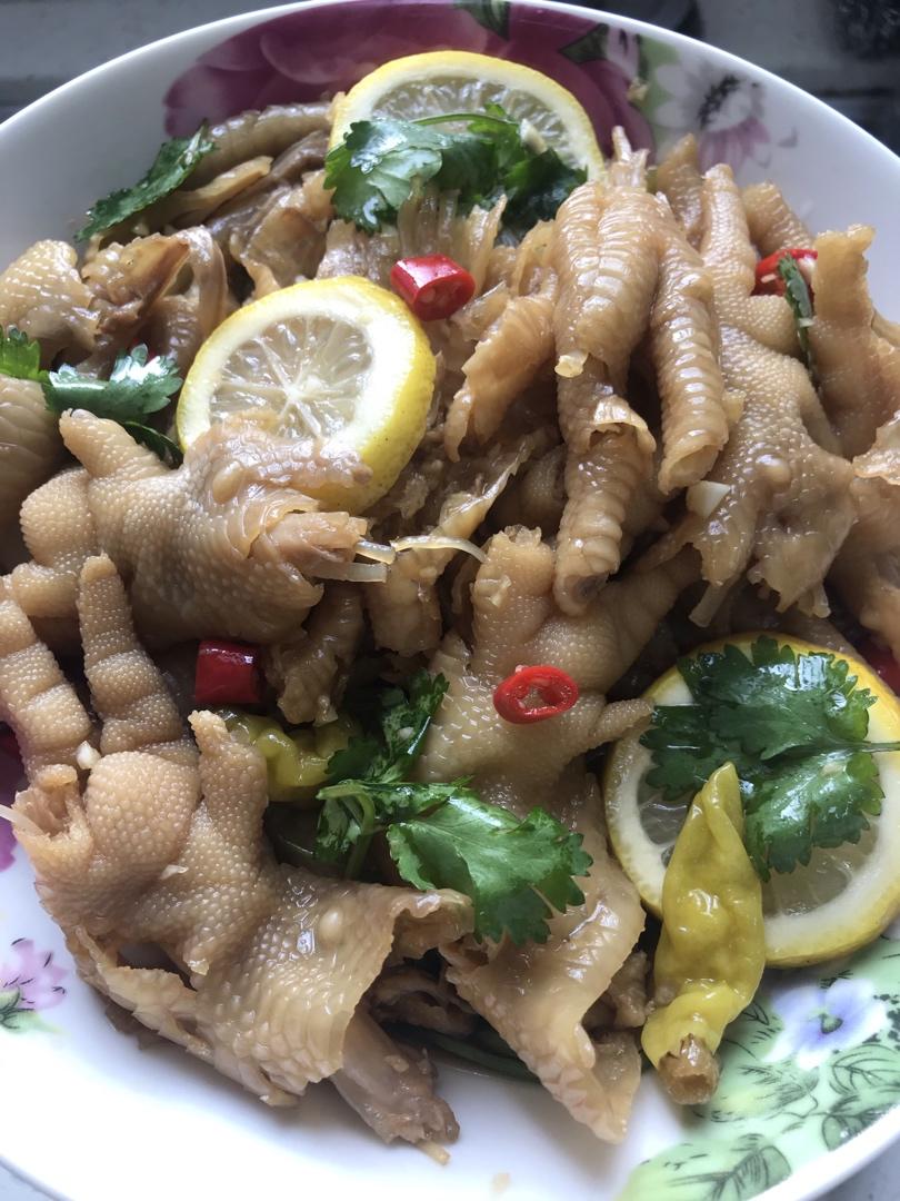 无骨柠檬鸡爪