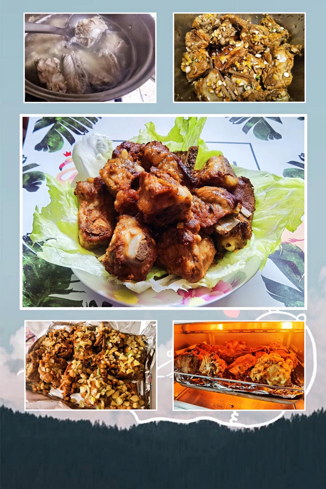 蒜香排骨（烤箱版）